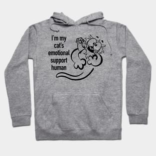 Emotional support human Hoodie